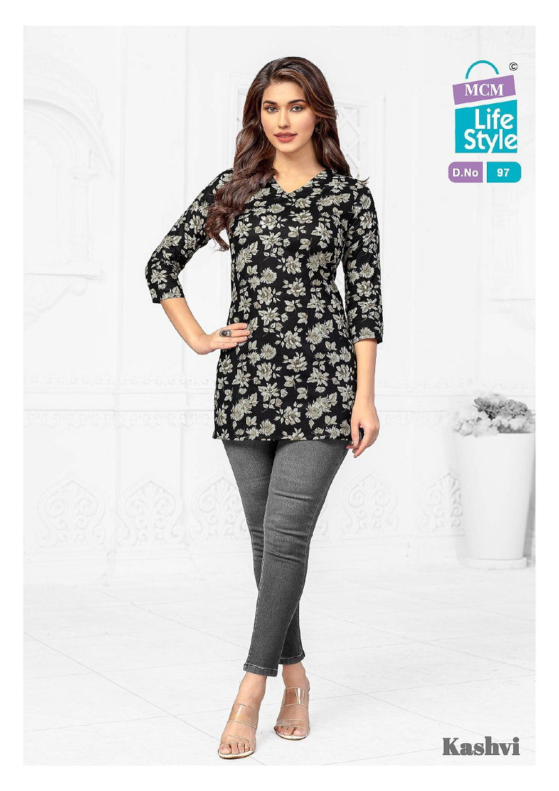 Kashvi Vol 7 By Mcm Cotton Printed Ladies Top Wholesale Online